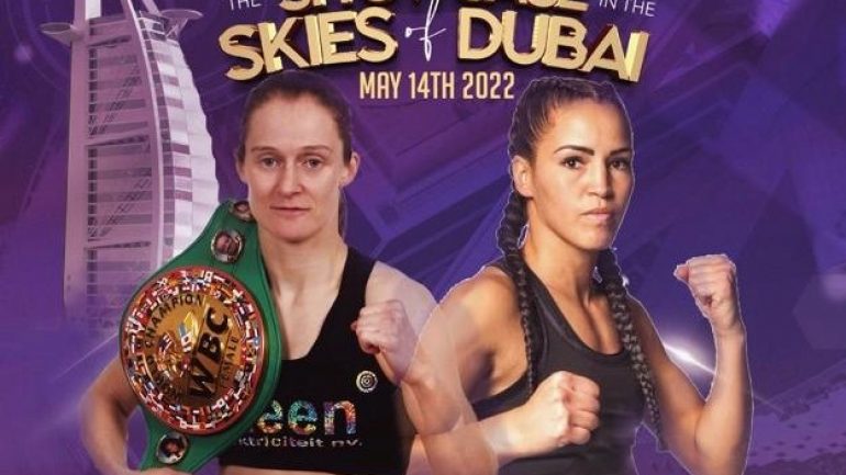 Delfine Persoon takes on Elhem Mekhaled in Dubai on May 14