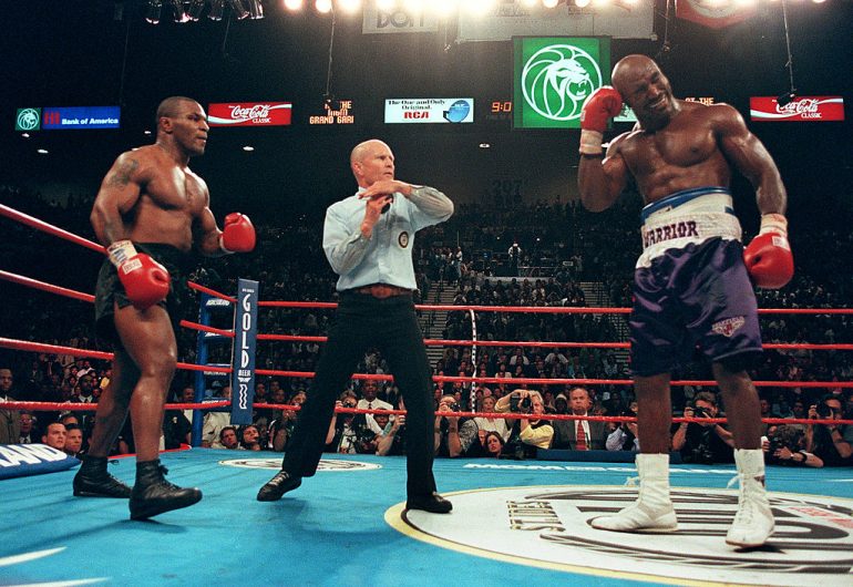 On this day: Mike Tyson shocks the world, disqualified for double-bite on Evander Holyfield - The Ring