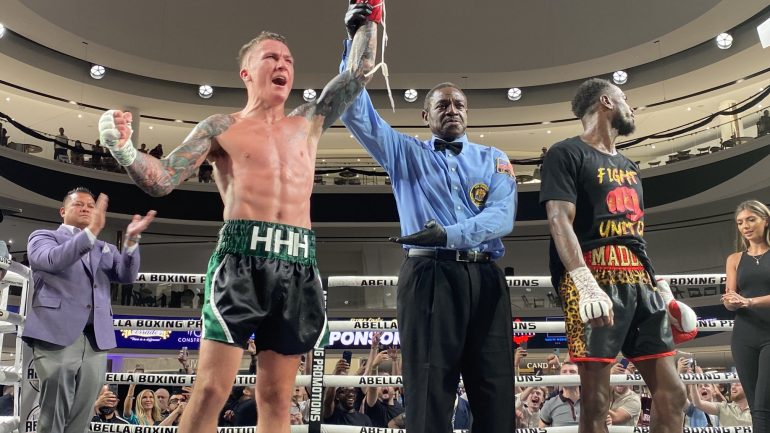 Harley Burke goes distance for first time, wins decision over Brandon Maddox in NJ