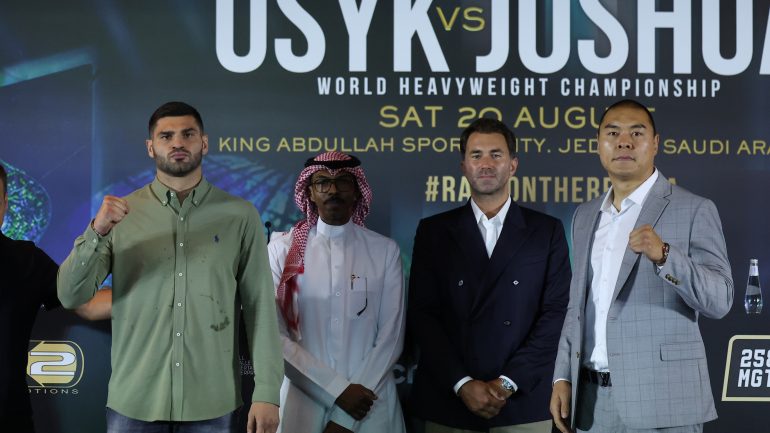 Rage on the Red Sea undercard press conference: Quotes and photos