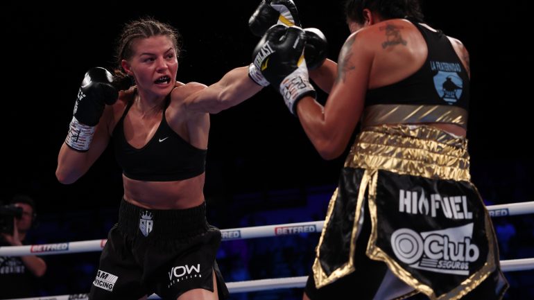 Sandy Ryan aims for pound-for-pound respect as she takes on Ring champ McCaskill
