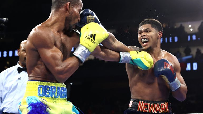 Shakur Stevenson dominates Robson Conceicao in Newark, turns attention to lightweight division