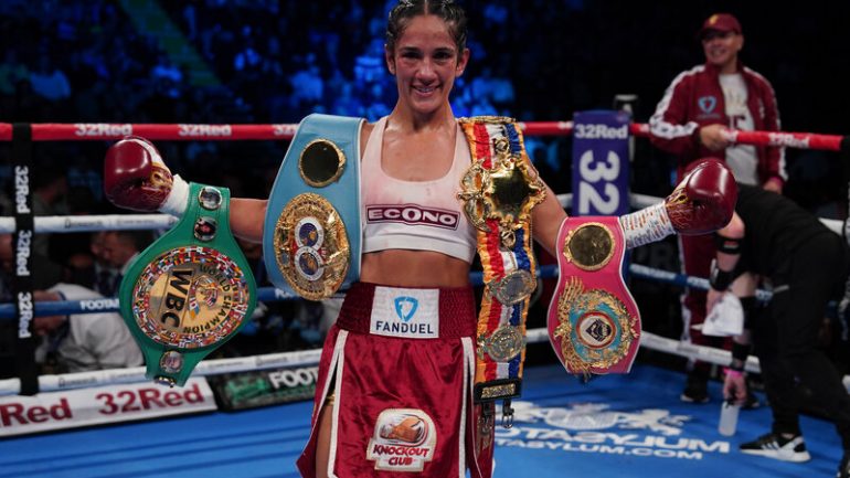 Women’s Ratings Update: Serrano lifts Ring belt at 126, Shields vacates and Harper breaks in at 154