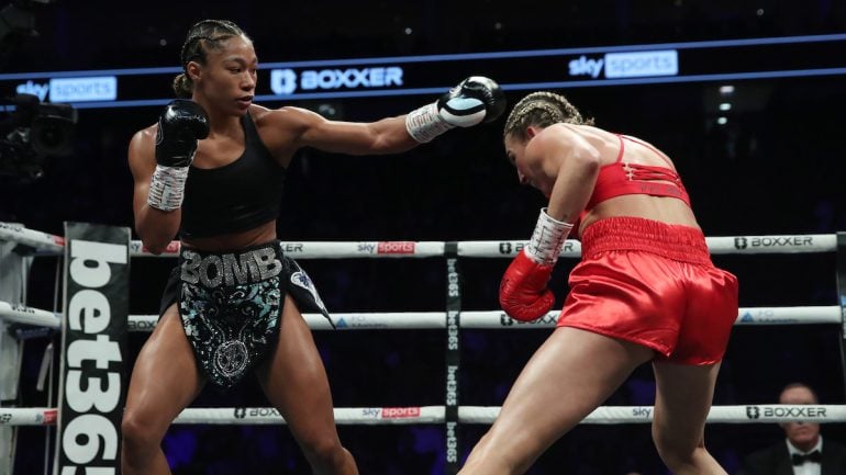 Alycia Baumgardner says she could have looked even better against Mikaela Mayer