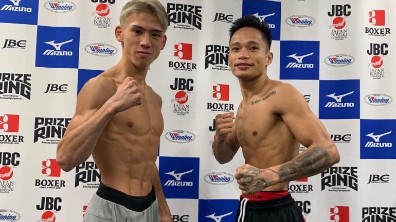 Filipino prospect Esneth Domingo scores upset TKO over unbeaten Jukiya Iimura in Japan