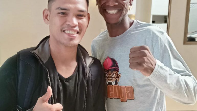 Filipino boxer Jayr Raquinel scores upset TKO in South Africa, stops Landi Ngxeke in two rounds
