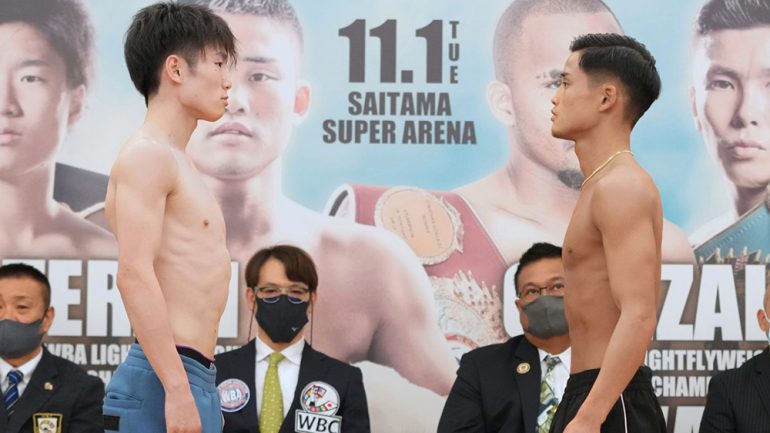 Photos: Kenshiro Teraji vs. Hiroto Kyoguchi weigh-in