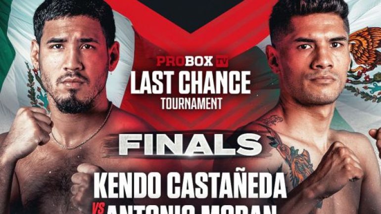 Antonio Moran stops Kendo Castaneda, wins Last Chance tourney on Friday