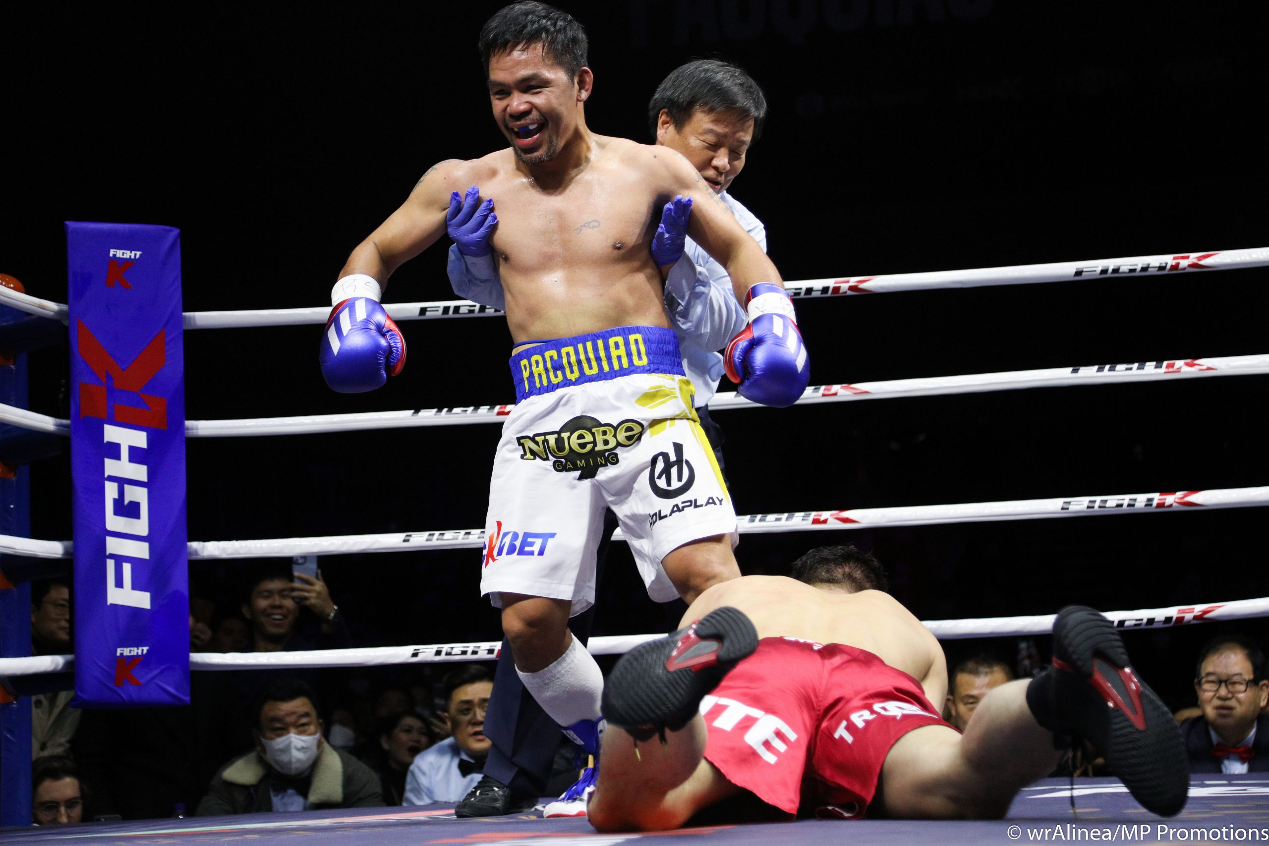 Manny Pacquiao drops, beats up YouTuber in South Korea exhibition