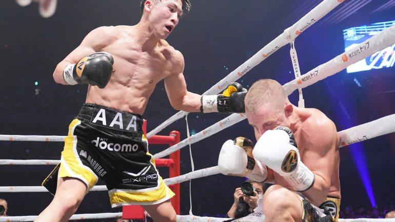 Naoya Inoue stops Paul Butler in the 11th round to defend his Ring bantamweight belt