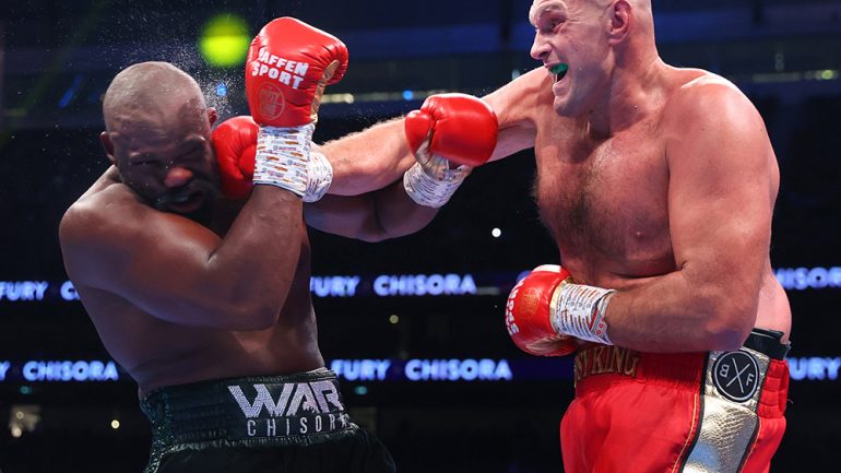Tyson Fury dominates, stops tough but overmatched Derek Chisora in 10th round