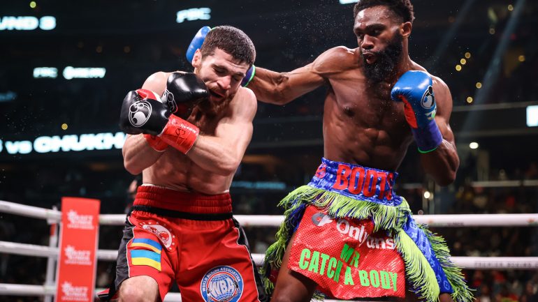 Jaron ‘Boots’ Ennis goes 12 for the first time topping Karen Chukhadzhian on the Davis-Garcia undercard