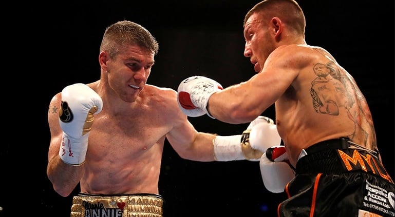 Liam Smith (left) vs. Lee Williams II. Photo credit: Lee Smith/Action Images