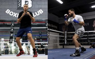 Two trainers hatch their strategies for the upcoming super middleweight showdown
