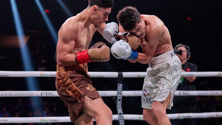Elijah Garcia stops fellow middleweight prospect Amilcar Vidal in the fourth round