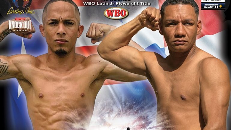 Rene Santiago and Carlos Ortega to do battle for 108-pound contention, Friday