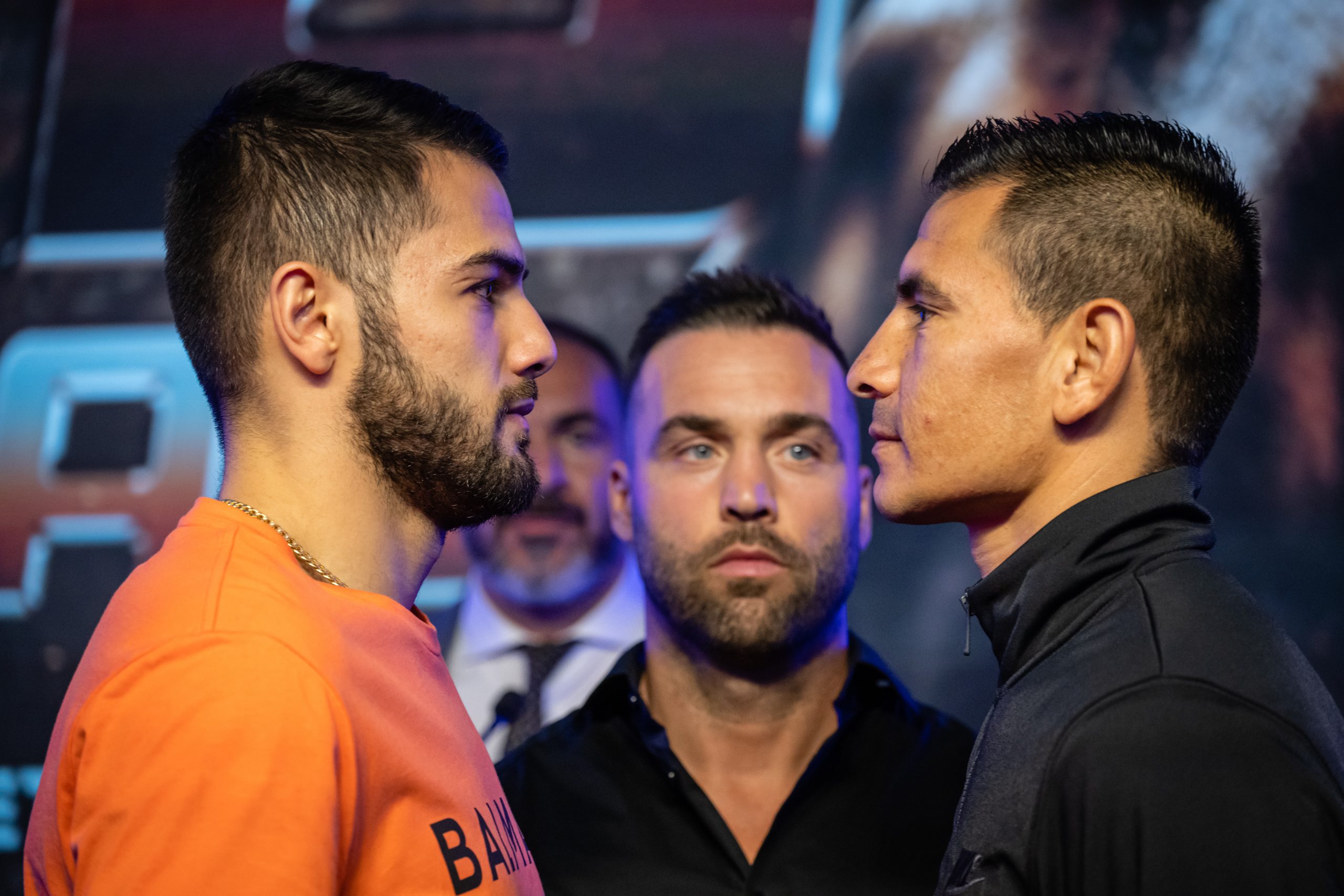 Super middleweights Erik Bazinyan and Jose Macias make weight for NABF title bout