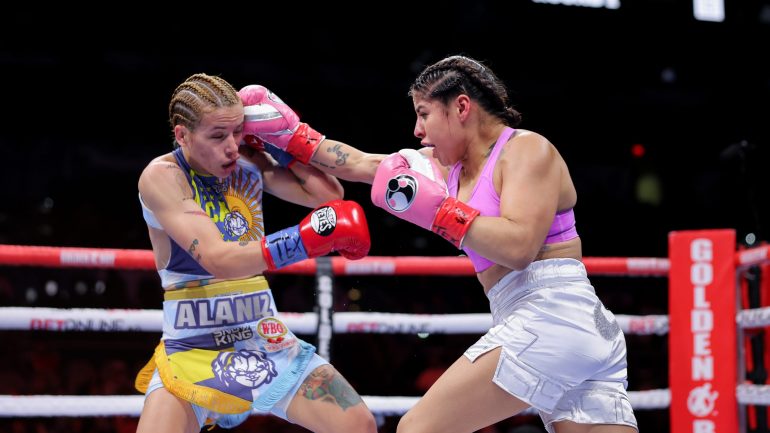 Marlen Esparza defends her Ring belt against Celeste Alaniz in a war