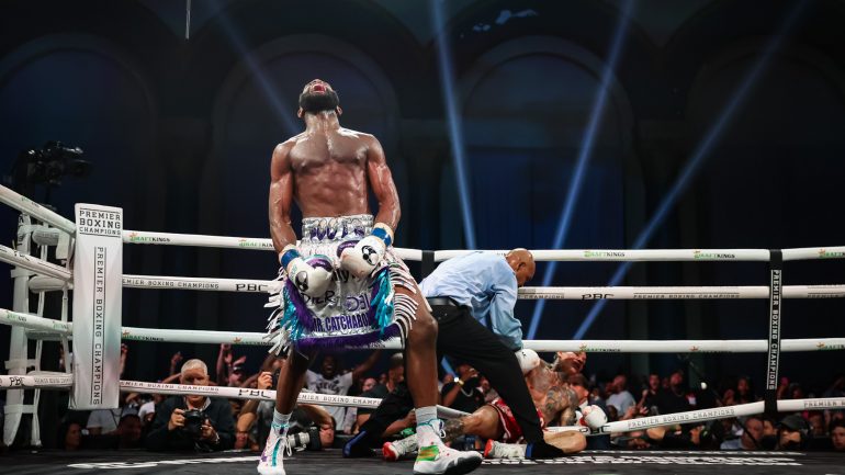 Jaron Ennis knocks out determined Roiman Villa in ten rounds as he awaits title opportunity