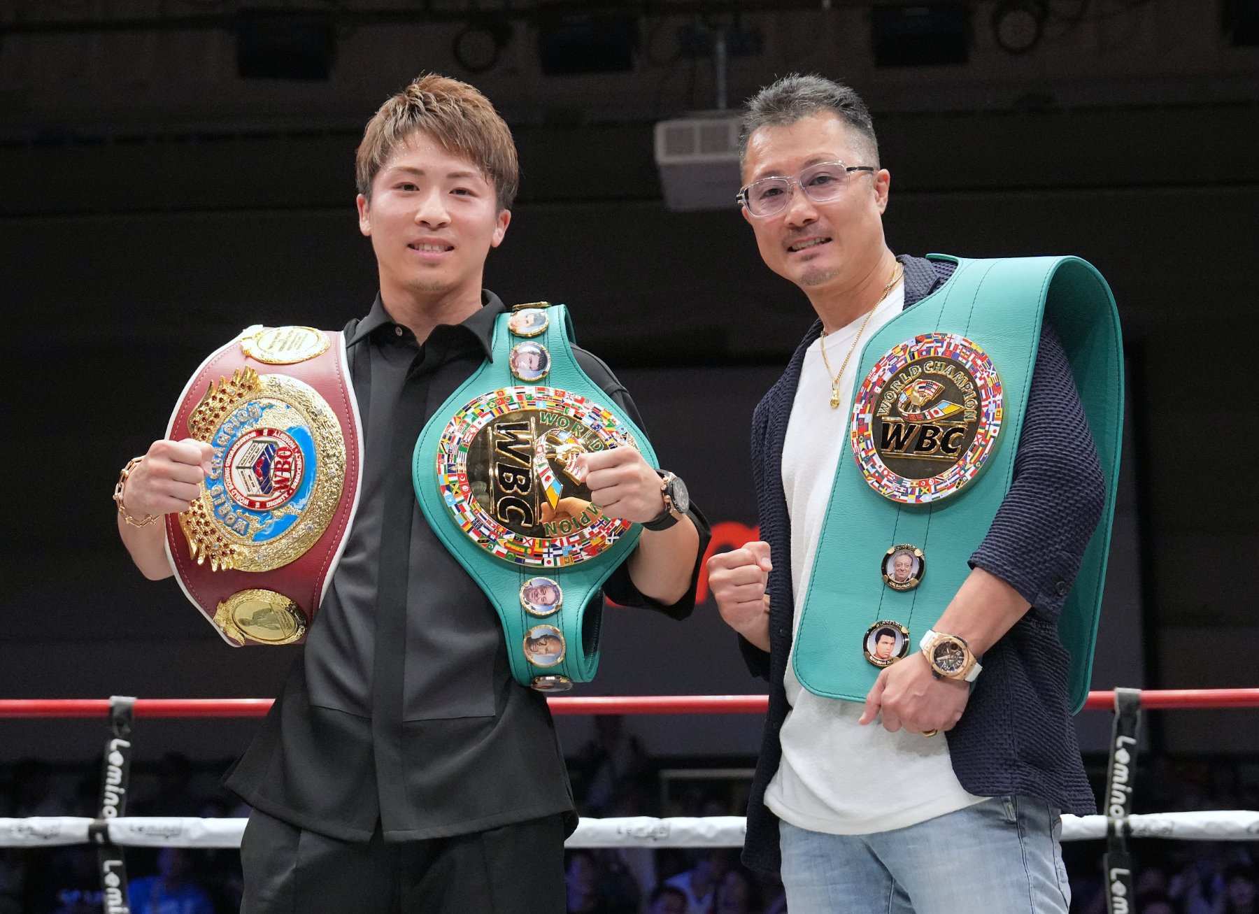 Naoya Inoue receives WBC, WBO 122-pound belts, looks to undisputed clash vs. Marlon Tapales