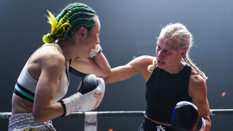Resilient atomweight Denise Castle retires at 51 after fifth-round loss to Sana Hazuki