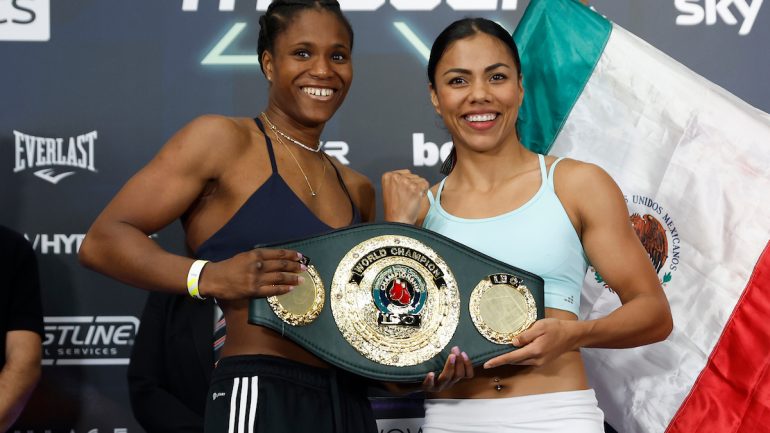 Weigh-in alert: Caroline Dubois vs. Magali Rodriguez and undercard – Photos