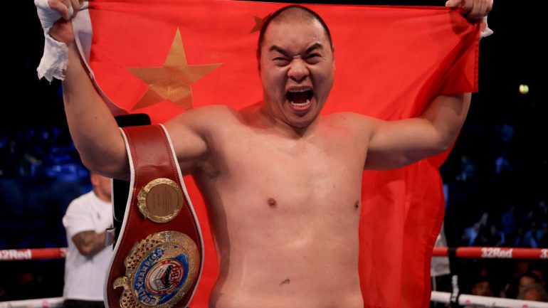 Zhilei Zhang stops Joe Joyce in three rounds, wins rematch in impressive fashion