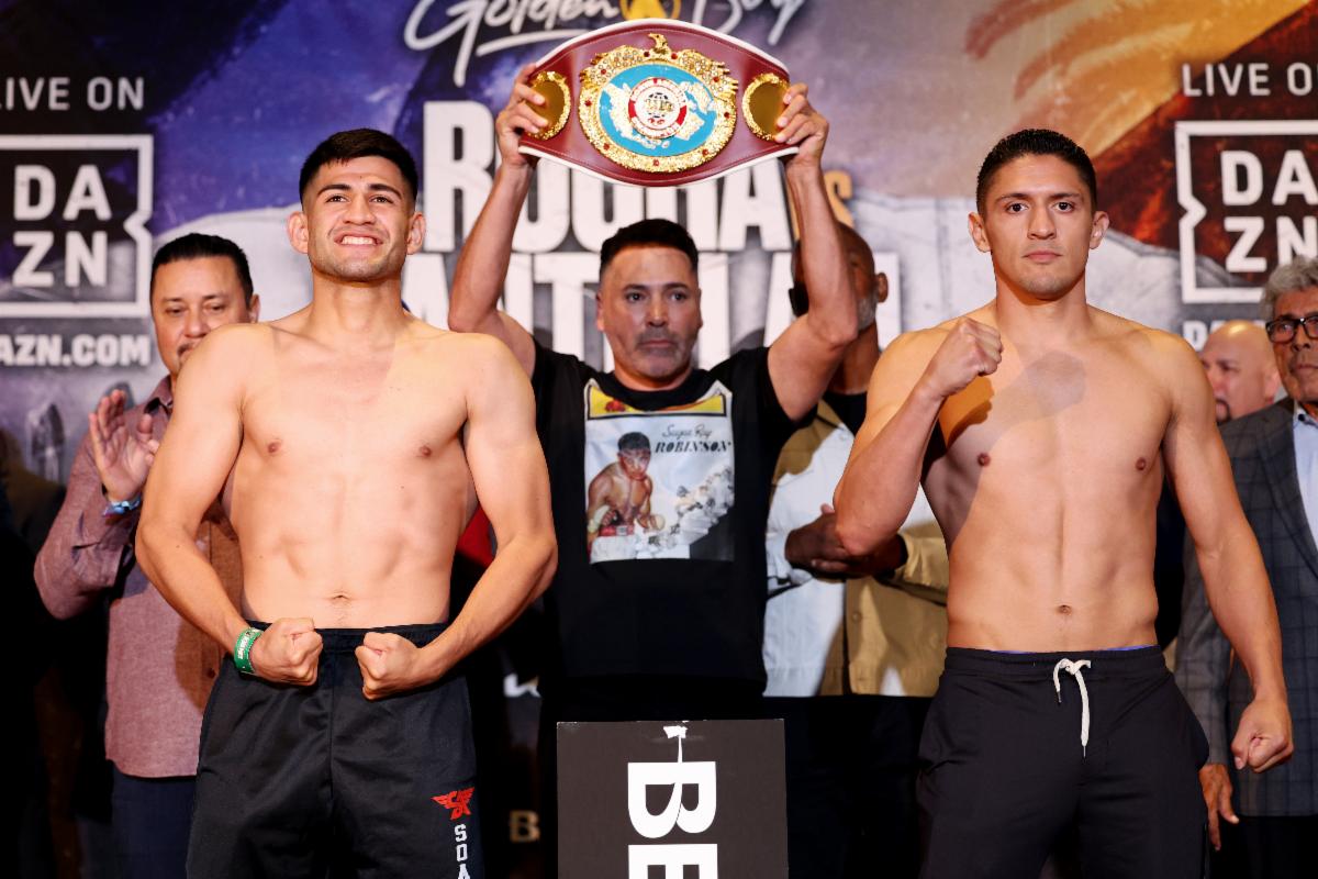 Alexis Rocha-Giovani Santillan final bout sheet with weights