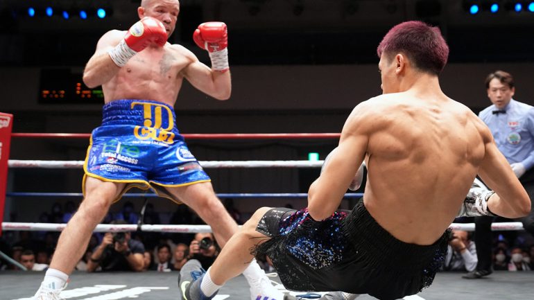 TJ Doheny shocks previously unbeaten Japhethlee Llamido, scores first round TKO in Japan