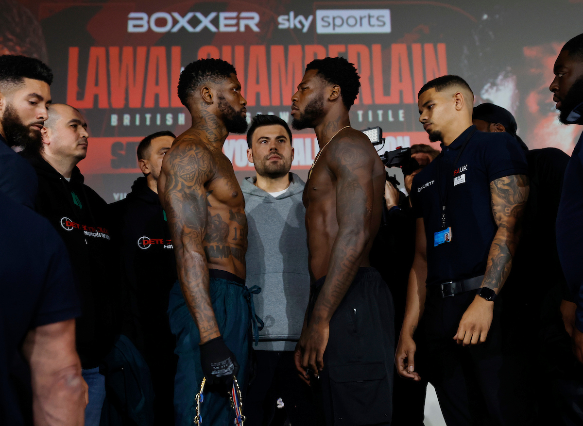 Weigh-in Alert: Mikael Lawal vs. Isaac Chamberlain and undercard in London