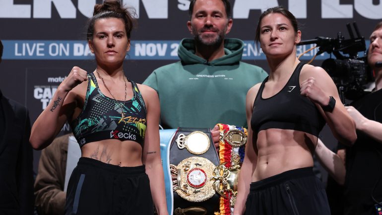 Katie Taylor and Chantelle Cameron clash for the Ring belt with their legacies at stake