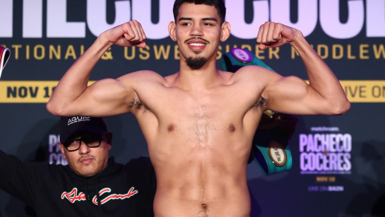 Diego Pacheco expects Marcelo Coceres to be his ‘toughest foe yet’ in homecoming bout