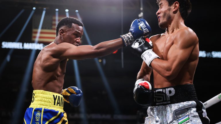 Subriel Matías turns back Shohjahon Ergashev in six to defend IBF 140-pound title