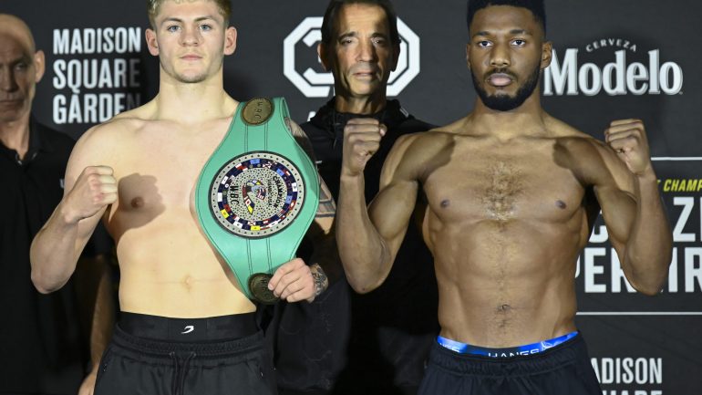 Callum Walsh-Ismael Villarreal weigh-in results, press conference comments