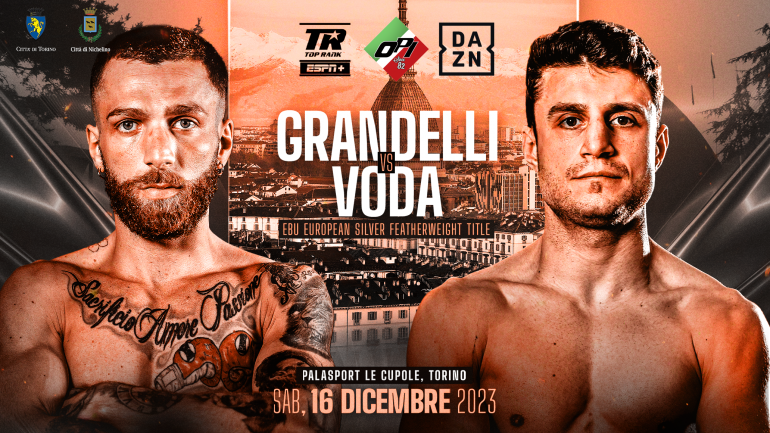 Francesco Grandelli takes on Stefan Voda on Dec. 16 with Sandor Martin in undercard