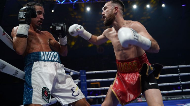 Sandor Martin overwhelms Mohamed El Marcouchi in four rounds