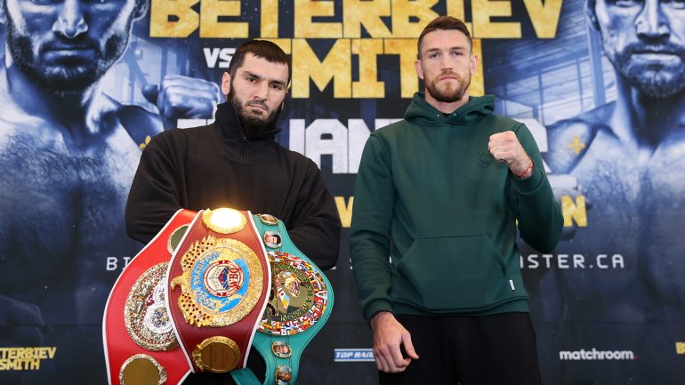 Callum Smith ‘excited’ to end layoff with his long-awaited shot at Artur Beterbiev