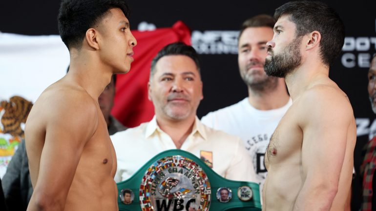 Weigh-in Alert: Munguia-Ryder and undercard ready for war in Phoenix