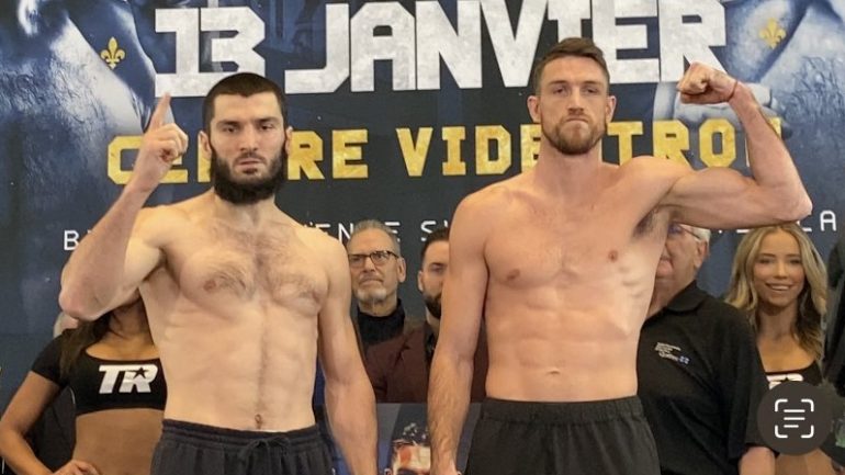 Artur Beterbiev weighs in at light heavy limit, Callum Smith weighs 174.6 pounds