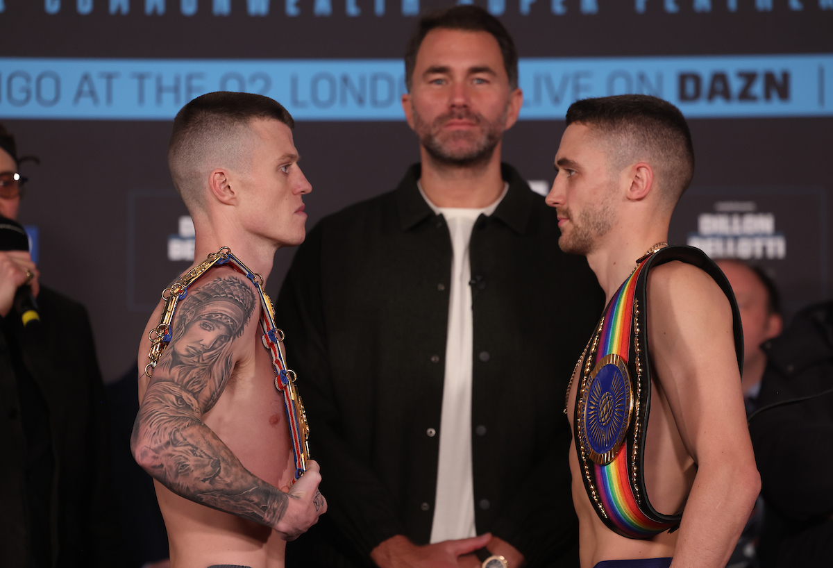 Weigh-in Alert: Liam Dillon and Reece Bellotti and undercard ready for war in London