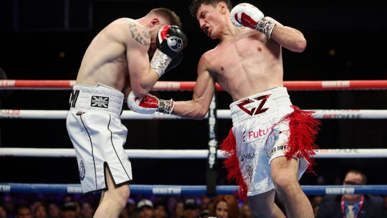 William Zepeda Delivers Brutal Body Attack, Halts Maxi Hughes After Four Rounds In WBA/IBF Title Eliminator