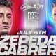 William Zepeda returns to the ring to face Giovanni Cabrera on July 6