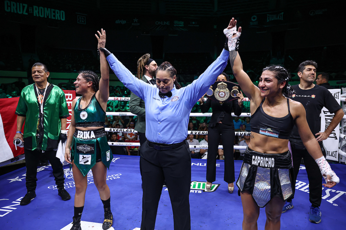 Erika Cruz Fights To Split Decision Draw With Nazarena Romero, Retains WBA Title