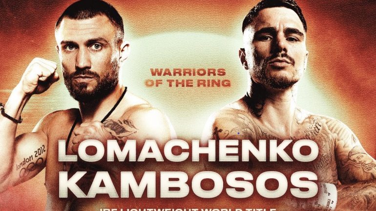 Fight Picks: George Kambosos Jr. vs. Vasiliy Lomachenko