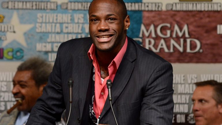 Wilder still targeting late 2017 to unify titles against Joshua