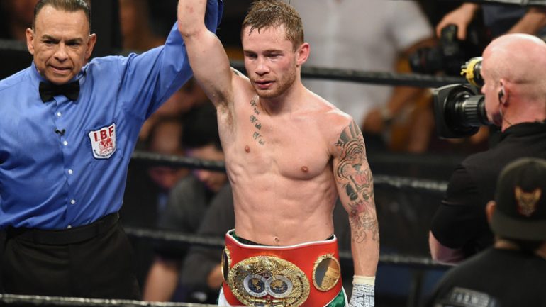 Carl Frampton breaks his left hand and is off the ESPN+ Card in Philly