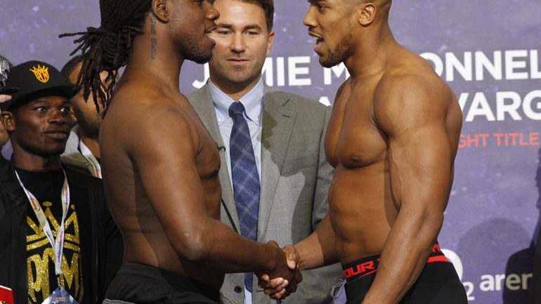 Charles Martin-Anthony Joshua weigh-in by Matchroom Sport