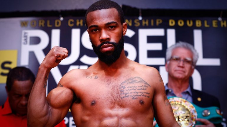 Gary Russell Jr.-Patrick Hyland, Jose Pedraza-Stephen Smith weigh-in by Stephanie Trapp/Showtime