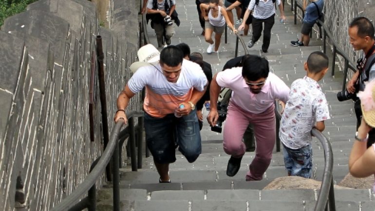 Pacquiao, Rios at Great Wall