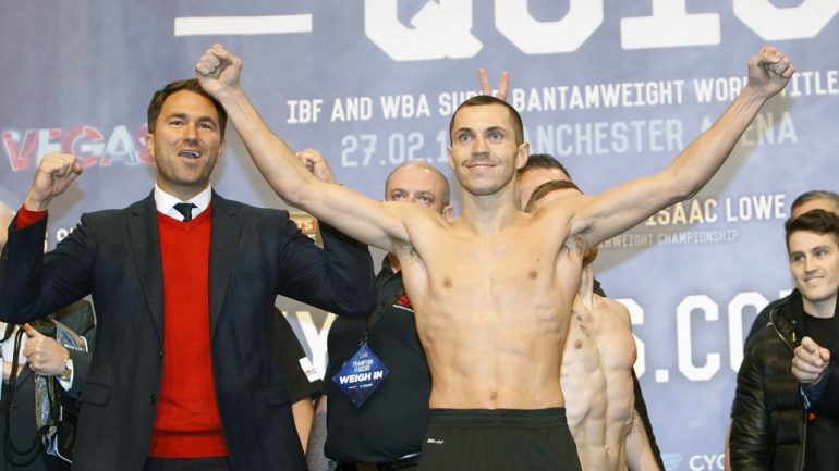 Scott Quigg-Carl Frampton weigh-in by Matchroom Boxing